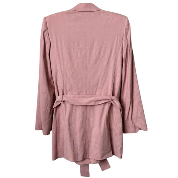 ZADIG & VOLTAIRE Vita Jac Mandala Jacket S 36 Blush Pink Tie Prep Old Money - Picture 8 of 13